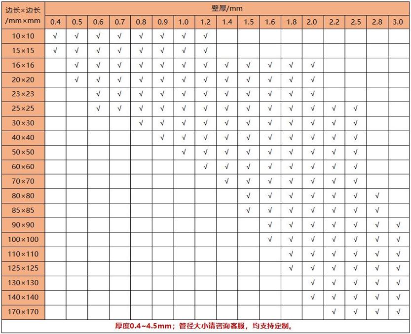 304亚搏足球方管30x30
