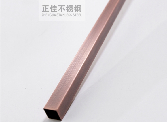 红古铜亚搏足球装饰方管4