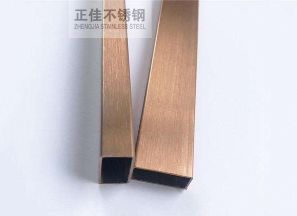 红古铜亚搏足球装饰方管3