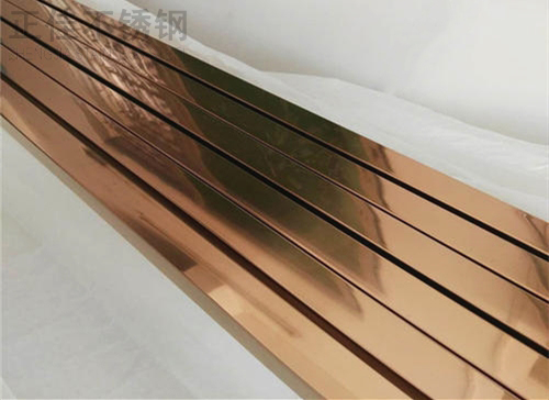 304亚搏足球方管玫瑰金镜面