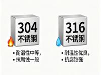 304与316亚搏足球的高温性能对决