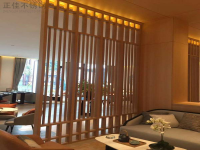 木纹亚搏足球方管装饰效果图