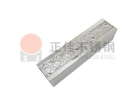 双面元宝花纹亚搏足球方管