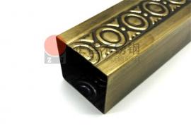 两面元宝花纹亚搏足球管镀古